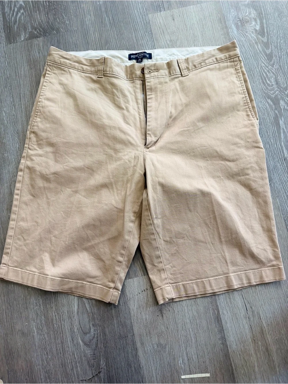 J. Crew Men's Khaki Flat-Front Chino Shorts